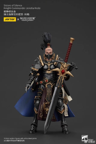 JoyToy Source Warhammer The Horus Heresy Sisters of Silence Knight-Commander Jenetia Krole  1/18 Scale 10.8cm / 4.25"