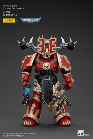 JoyToy Source Warhammer 40K World Eaters Khorne Berzerker 4 1/18 Scale 12.6 x 7.2 cm / 4.96 x 2.83''