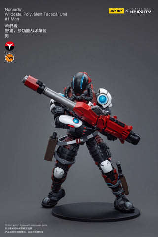 JoyToy & Infinity Nomads Wildcats Polyvalent Tactical Unit #1 Man 1/18 Scale