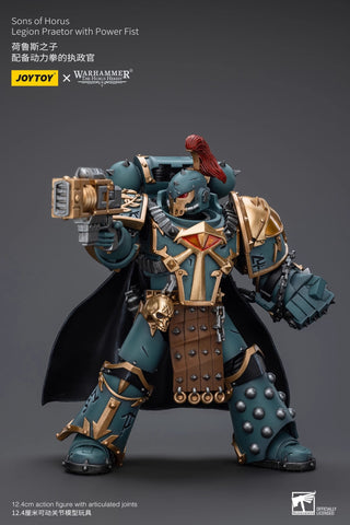 JoyToy Source Warhammer The Horus Heresy Sons of Horus Legion Praetor with Power Fist 1/18 Scale 12.4 x 8 cm / 4.88 x 3.15"