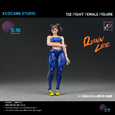 【Pre-Order】Xcocann Studio FFF Fighting Female Figure Street Fighter Quinn Lee & Mountain Moon PJ01 Block Accessory Kit 1/12 Scale 15cm / 5.91''