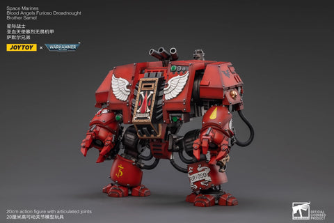 JoyToy Source Warhammer 40K Blood Angels Furioso Dreadnought Brother Samel Mecha 1/18 Scale 20cm / 7.87"
