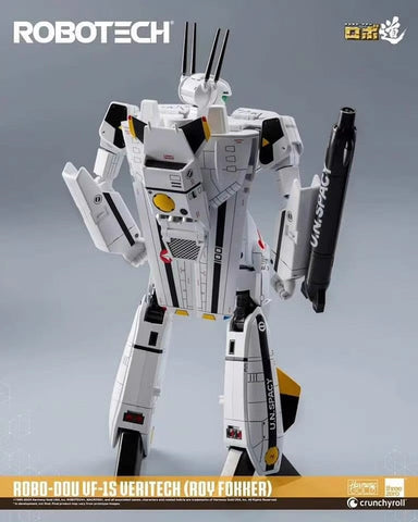 Threezero Robotech RoBo-Dou VF‐1S Veritech Roy Focker 20.3cm / 7.99"