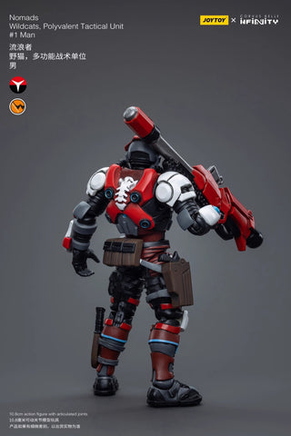 JoyToy & Infinity Nomads Wildcats Polyvalent Tactical Unit #1 Man 1/18 Scale