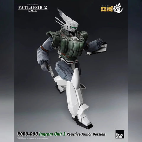 【Pre-Order】Threezero 3Z05060W0 Patlabor 2 The Movie ROBO-DOU Ingram Unit 3 Reactive Armor Version 1/35 Scale 23cm / 9.06''