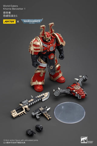 JoyToy Source Warhammer 40K World Eaters Khorne Berzerker 1 1/18 Scale 12.6 x 7.2 cm / 4.96 x 2.83''