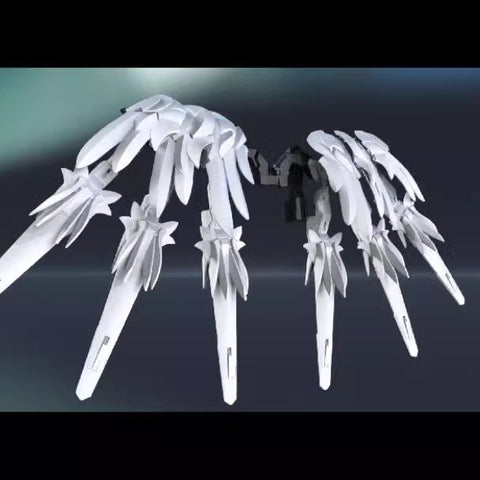 Effects Wings Snow White Prelude Upgrade Kit for MG XXXG-01W Wing Gundam