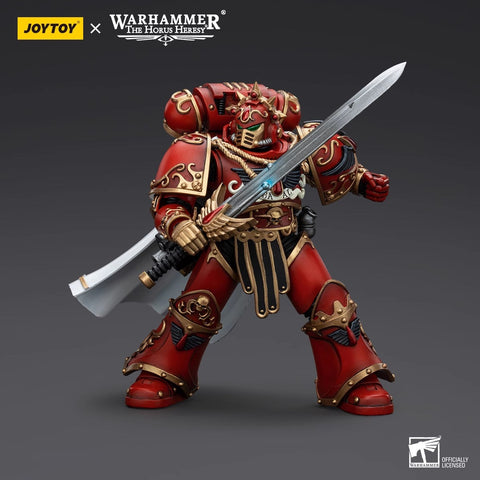 JoyToy Source Warhammer The Horus Heresy Blood Angels Legion Praetor with Paragon Blade 1/18 Scale 12 x 8 x 5.8 cm / 4.72 x 3.15 x 2.28''