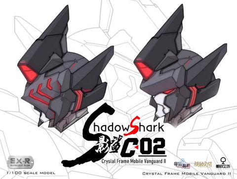 【Pre-Order】Saying Zone C02 C-02 Crystal Frame Mobile Vanguard EX-R Shadowshark Model Kit  1/100 Scale