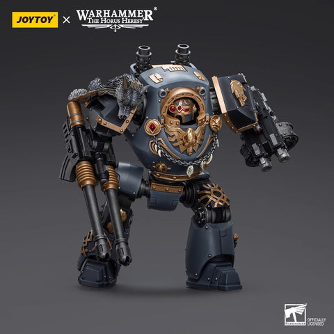 JoyToy Source Warhammer The Horus Heresy Space Wolves Contemptor Dreadnought with Gravis Bolt Cannon 1/18 Scale  24cm / 9.45''
