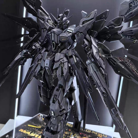 CHIMELONG MGEX Strike Freedom Gundam w/ Light Wings Model Kit Black Version 1/100 Scale