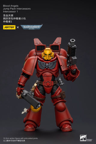 JoyToy Source Warhammer 40K Blood Angels Jump Pack Intercessors Intercessor 1 1/18 Scale 12.2 x 7.3 cm / 4.8 x 2.87"