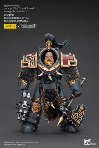 JoyToy Source Warhammer The Horus Heresy Space Wolves Varagyr Wolf Guard Squad Varagyr Terminator 3 1/18 Scale 14.2cm / 5.59''