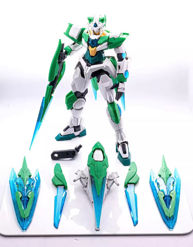 Jujiang 5501 00Q Shia Qan T Cat Ears Gundam Green Version Model Kit 1/144 Scale