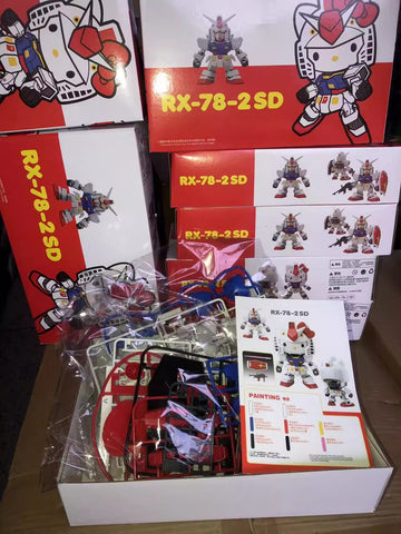 Gaogao Model RX-78-2SD Hello Kitty x The Origin Gundam Model Kit 1/144 Scale