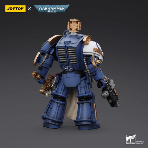 JoyToy Source Warhammer 40K Ultramarines Captain In Terminator Armour 1/18 Scale 14.3cm / 5.63"