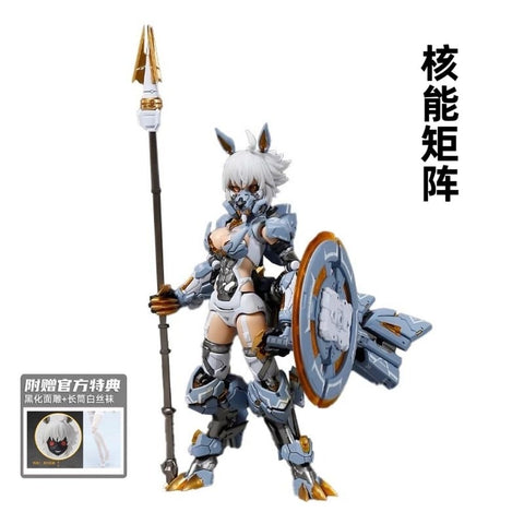 Nuke Matrix Fantasy Girl Cyber Forest Mad Wolf Carolina Rolphe Model Kit 1/12 Scale