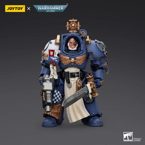 JoyToy Source Warhammer 40K Ultramarines Captain In Terminator Armour 1/18 Scale 14.3cm / 5.63"