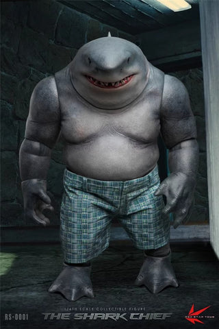 【Pre-Order】Red Star Toys RS-0001 King Shark The Shark Chief 1/6 Scale 37cm / 14.57’’
