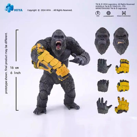 【Pre-Order】Hiya Toys EBG0433 Exquisite Basic Series Godzilla Vs. Kong 2 Rise of the Empire Kong Beast Glove Version 16cm / 6.30"