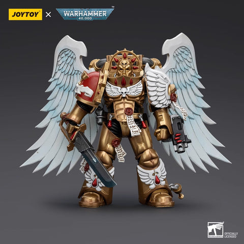 JoyToy Source Warhammer 40K Blood Angels Sanguinary Guard with Encarmine Sword 1 1/18 Scale 12.2cm / 4.80"