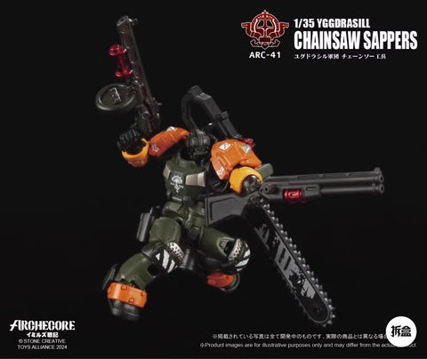 Toys Alliance ARC-41 Yggdrasill Chainsaw Sapper 1/35 Scale 6cm / 2.36''