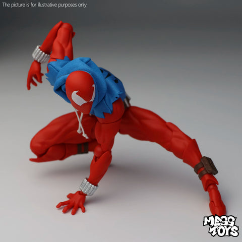 MESS TOYS Ben Reilly Blue Cloth Battle Suit 1/12 Scale 16cm / 6.30"