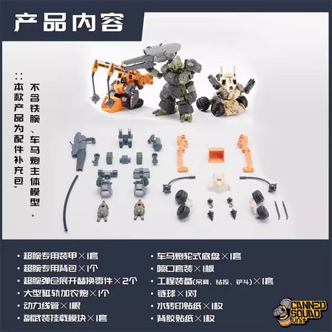 Baichuan Model CSU006 Canned Squad Unit Ex-Pack NO.1 Upgrade Kit for Blockade Squadron 30.5cm / 12''