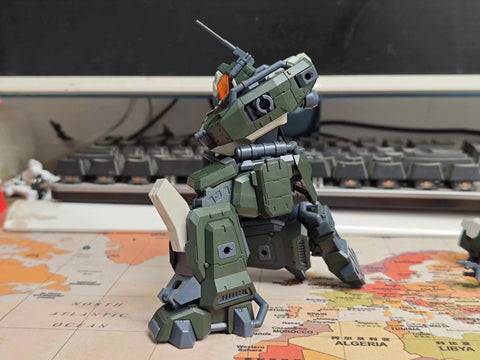 【Pre-Order】 Sheik Mainland Hyper Action Trooper Hongmo Green Model Kit 1/144 Scale 14cm / 5.51''