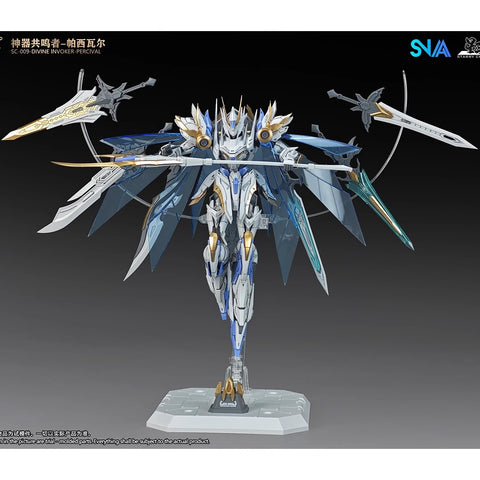 SNAA Model The Round Table Knights SC-009 Divine Invoker Percival Deluxe Version 1/144 Scale