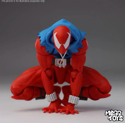 MESS TOYS Ben Reilly Blue Cloth Battle Suit 1/12 Scale 16cm / 6.30"