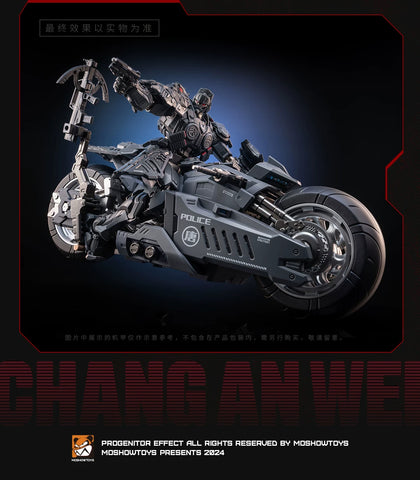 Moshow X CHANGANWEI MSC0005 Mecha Motorcycle Police Officers Version