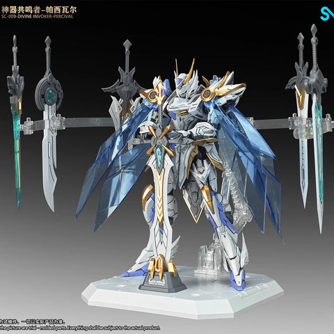 SNAA Model The Round Table Knights SC-009 Divine Invoker Percival Deluxe Version 1/144 Scale