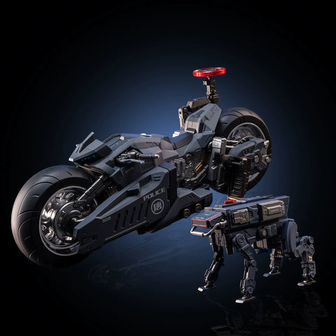 Moshow X CHANGANWEI MSC0005 Mecha Motorcycle Police Officers Version