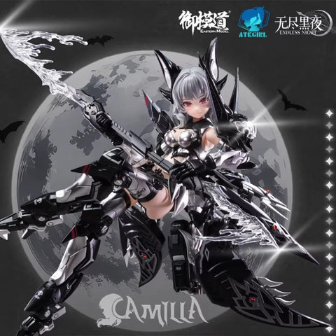 Eastern Model ATK Girl Vampire Carmilla Model Kit Silver Version 1/12 Scale 17.5cm / 6.89''
