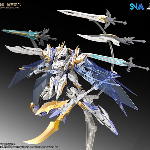 SNAA Model The Round Table Knights SC-009 Divine Invoker Percival Deluxe Version 1/144 Scale