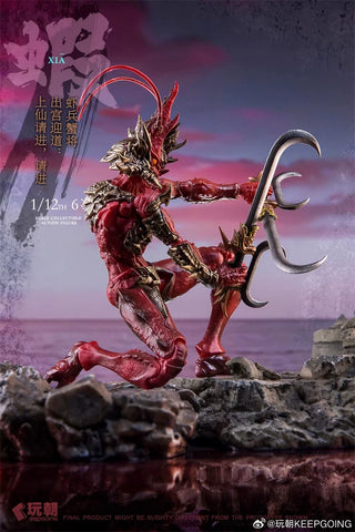KEEPGOING  Classic of Mountains and Seas Shrimp and Crab Soldiers Red Right Vanguard Lang Ge 1/12 Scale 15.5cm / 6"