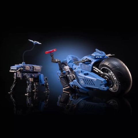 Moshow X CHANGANWEI MSC0005 Mecha Motorcycle Police Officers Version