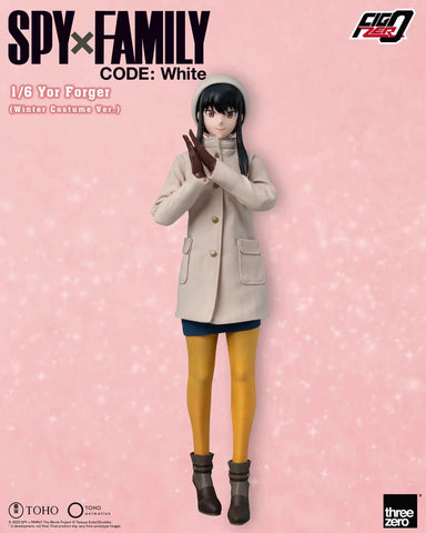 Threezero FigZero Spy x Family Code White Yor Forger Winter Costume Version 1/6 Scale 28.5cm / 11.22''