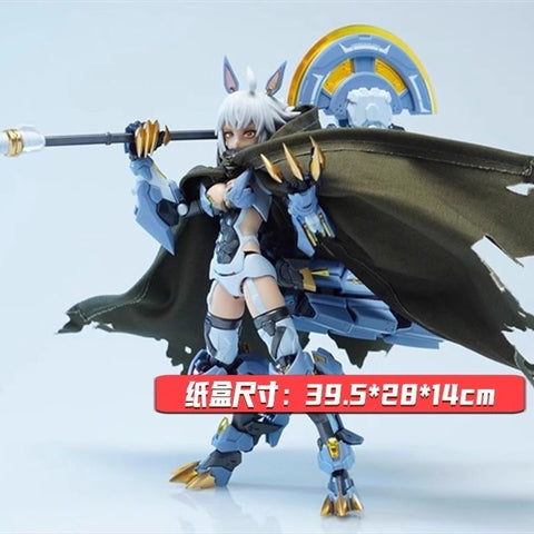 Nuke Matrix Fantasy Girl Cyber Forest Mad Wolf Carolina Rolphe Model Kit 1/12 Scale