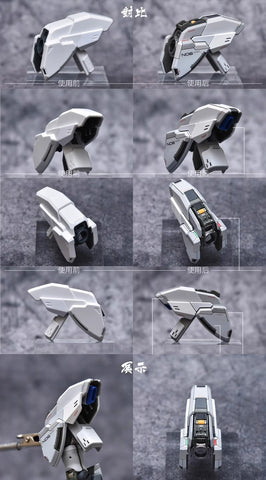 YuJiao Land Upgrade Garage Kit for MG MSN-00100 Hyaku Shiki Gundam 2.0 Version 1/100 Scale