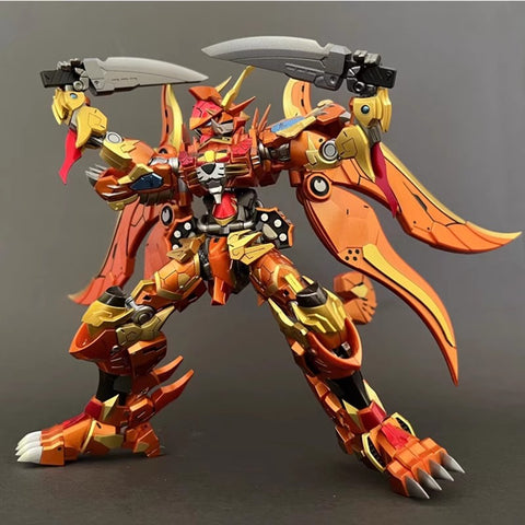 GDJJKR Metal Robot The Chinese Zodiac Yin Tiger 23cm / 9.06"