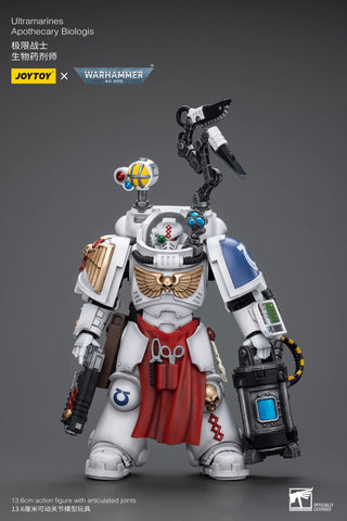 JoyToy Source Warhammer 40K Uitramarines Apothecary Biologis 1/18 Scale 13.6cm / 5.35"
