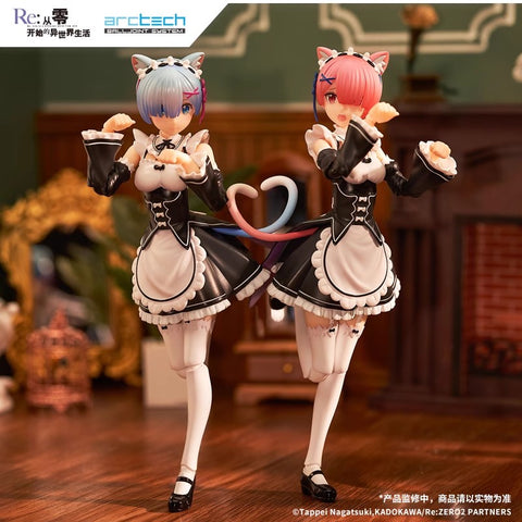 Apex Toys Arctech Life in a Different World from Zero Sami Ram & Btxwb Rem Set of 2 w/ Bonus 1/8 Scale