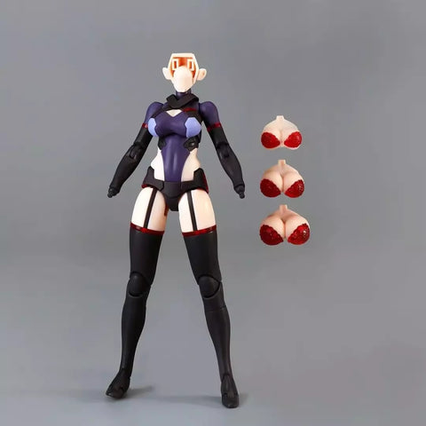 D House  Plain Figure Model Kit for Mecha Girl Dark Version 1/12 Scale