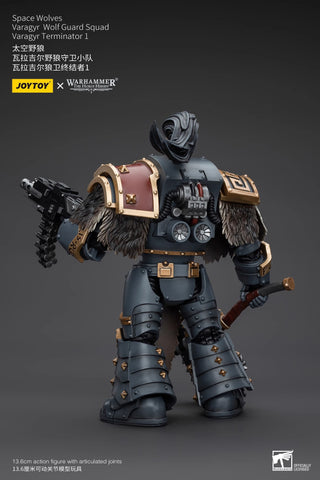 JoyToy Source Warhammer The Horus Heresy Space Wolves Varagyr Wolf Guard Squad Varagyr Terminator 1 1/18 Scale 14.2cm / 5.59''
