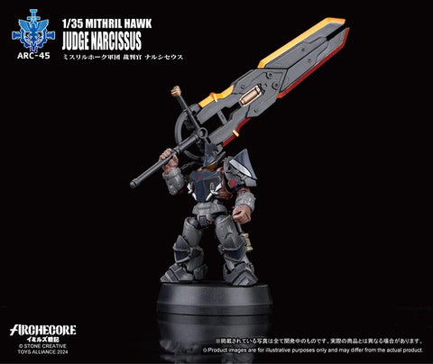 Toys Alliance ARC-45 Mithril Hawk Judge Narcissus 1/35 Scale 6cm / 2.36"