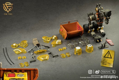 Fog Toys 02RT Moveable Vehicle Raptor Translucent Version  1/12 Scale 18cm / 7.09''