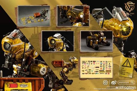 Fog Toys 02RT Moveable Vehicle Raptor Translucent Version  1/12 Scale 18cm / 7.09''