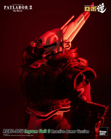 【Pre-Order】Threezero 3Z05060W0 Patlabor 2 The Movie ROBO-DOU Ingram Unit 3 Reactive Armor Version 1/35 Scale 23cm / 9.06''
